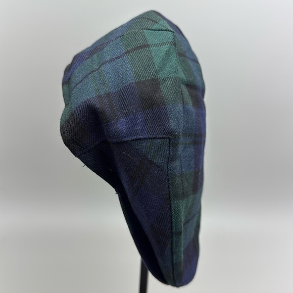 Fia Black Watch Plaid Flat Cap - Picture 5 of 9